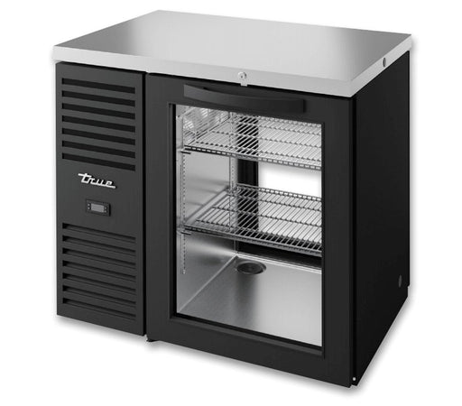 True TBR36-PTSZ1-L-B-G-G-1 Pass-Thru Back Bar Cooler, 36" Wide, 2 Doors - TheChefStore.Com