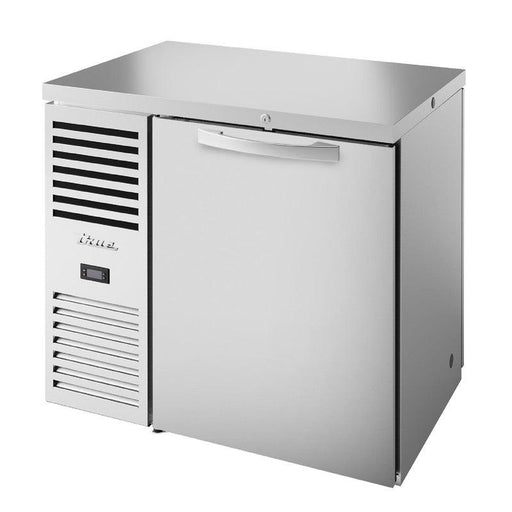 True TBR36-PTSZ1-L-S-S-S-1 Pass-Thru Back Bar Cooler, 36" Wide, 2 Doors - TheChefStore.Com