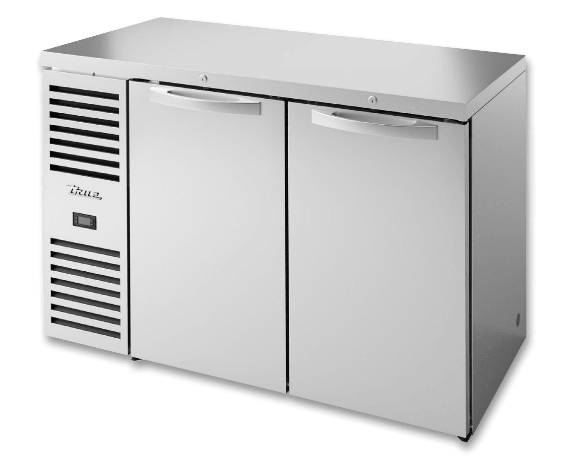 True TBR52-RISZ1-L-S-SS-1 Back Bar Cooler, 52" Wide, 2 Doors - TheChefStore.Com