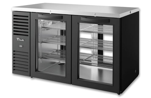 True TBR60-PTSZ1-L-B-GG-GG-1 Pass-Thru Back Bar Cooler, 60" Wide, 4 Doors - TheChefStore.Com