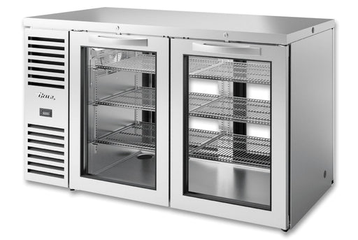 True TBR60-PTSZ1-L-S-GG-GG-1 Pass-Thru Back Bar Cooler, 60" Wide, 2 Doors - TheChefStore.Com