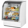 True TCGG-36-LD Refrigerated Deli Display Case, 36 1/4" Wide, 2 Doors, 2 Shelves - TheChefStore.Com