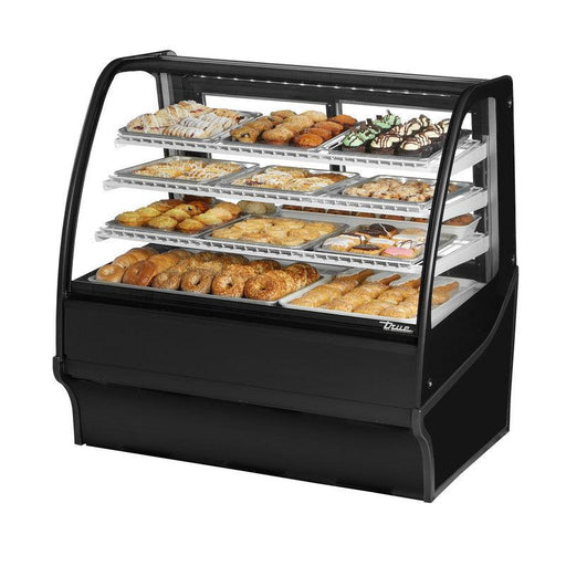 True TDM-DC-48-GE/GE-B-W Non-Refrigerated Bakery Display Case, 48 1/4" Wide, 2 Doors, 3 Shelves - TheChefStore.Com