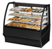 True TDM-DC-48-GE/GE-S-S Non-Refrigerated Bakery Display Case, 48 1/4" Wide, 2 Doors, 3 Shelves - TheChefStore.Com