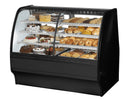 True TDM-DZ-59-GE/GE-B-W Refrigerated and Non Refrigerated Display Case, 59 1/4" Wide, 2 Doors, 6 Shelves - TheChefStore.Com