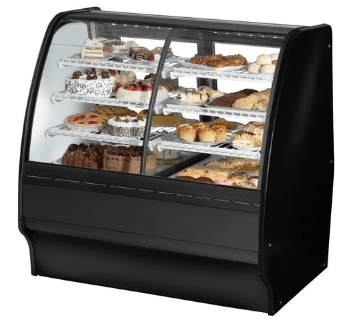 True TGM-DZ-48-SC/SC-S-S Refrigerated and Non Refrigerated Display Case, 48 1/4" Wide, 2 Doors, 6 Shelves - TheChefStore.Com