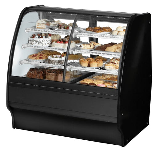 True TGM-DZ-48-SC/SC-W-W Refrigerated and Non Refrigerated Display Case, 48 1/4" Wide, 2 Doors, 6 Shelves - TheChefStore.Com