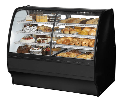 True TGM-DZ-59-SC/SC-S-S Refrigerated and Non Refrigerated Display Case, 59 1/4" Wide, 2 Doors, 6 Shelves - TheChefStore.Com