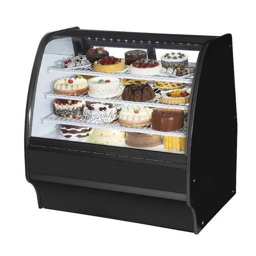 True TGM - R - 48 - SC/SC - B - W Refrigerated Bakery Display Case, 48 1/4" Wide, 2 Doors, 6 Shelves