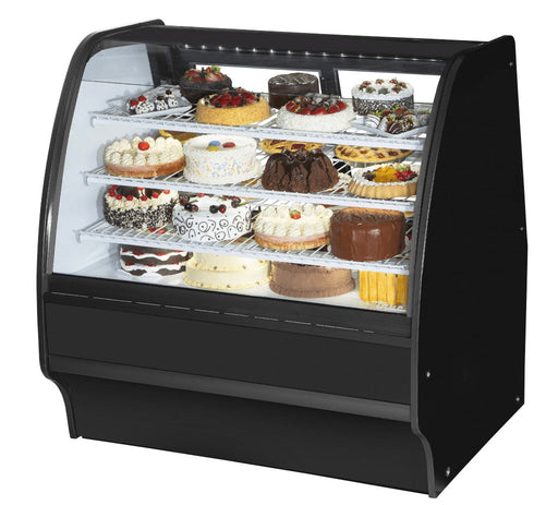 True TGM - R - 48 - SC/SC - W - W Refrigerated Bakery Display Case, 48 1/4" Wide, 2 Doors, 6 Shelves