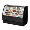 True TGM-R-59-SC/SC-S-S Refrigerated Bakery Display Case, 59 1/4" Wide, 2 Doors, 6 Shelves - TheChefStore.Com