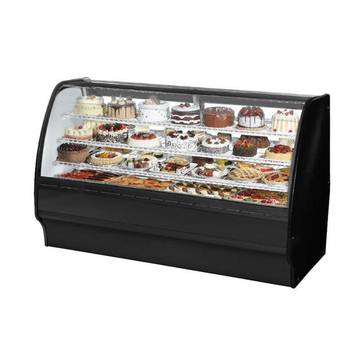 True TGM - R - 77 - SC/SC - S - S Refrigerated Bakery Display Case, 77 1/4" Wide, 2 Doors, 6 Shelves