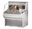 True THAC-36-S-LD Open Refrigerated Display Merchandiser, 36 1/8" Wide, 3 Shelves - TheChefStore.Com