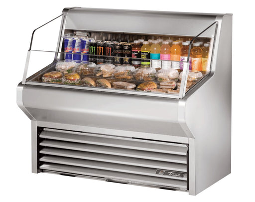 True THAC-48-S-LD Open Refrigerated Display Merchandiser, 48 1/8" Wide, 3 Shelves - TheChefStore.Com