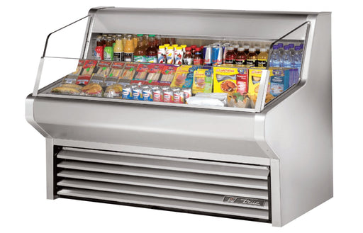 True THAC-60-S-LD Open Refrigerated Display Merchandiser, 60 1/8" Wide, 3 Shelves - TheChefStore.Com