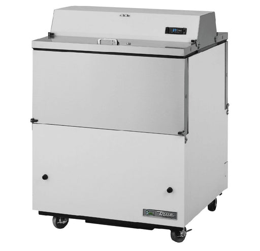 True TMC-34-DS-HC Milk Cooler, 34" Wide, 4 Doors, 8 Crate Capacity, 2 Floor Racks - TheChefStore.Com