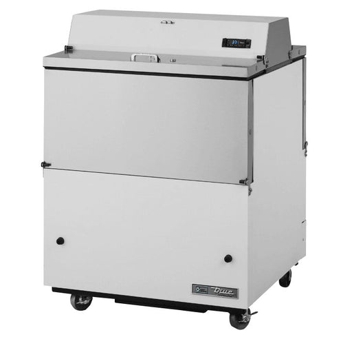 True TMC-34-DS-SS-HC Milk Cooler, 34" Wide, 4 Doors, 8 Crate Capacity, 2 Floor Racks - TheChefStore.Com