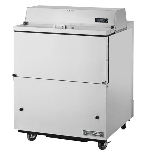 True TMC-34-S-HC Milk Cooler, 34" Wide, 2 Doors, 8 Crate Capacity, 2 Floor Racks - TheChefStore.Com