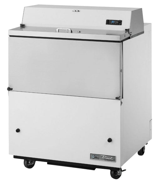 True TMC-34-SS-HC Milk Cooler, 34" Wide, 2 Doors, 8 Crate Capacity, 2 Floor Racks - TheChefStore.Com