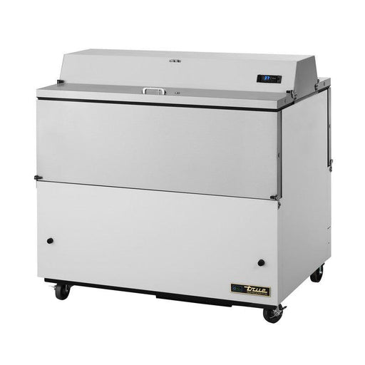 True TMC-49-DS-SS-HC Milk Cooler, 49" Wide, 4 Doors, 12 Crate Capacity, 3 Floor Racks - TheChefStore.Com