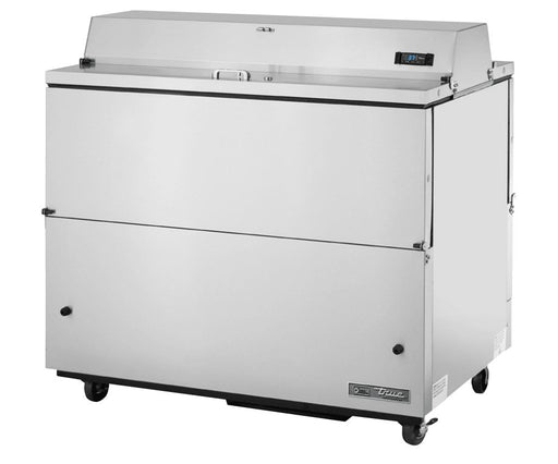 True TMC-49-S-DS-HC Milk Cooler, 49" Wide, 4 Doors, 12 Crate Capacity, 3 Floor Racks - TheChefStore.Com