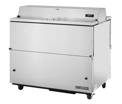 True TMC-49-S-DS-SS-HC Milk Cooler, 49" Wide, 4 Doors, 12 Crate Capacity, 3 Floor Racks - TheChefStore.Com