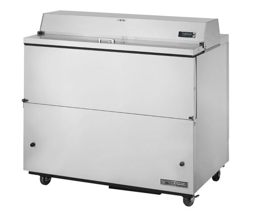 True TMC-49-S-SS-HC Milk Cooler, 49" Wide, 2 Doors, 12 Crate Capacity, 3 Floor Racks - TheChefStore.Com