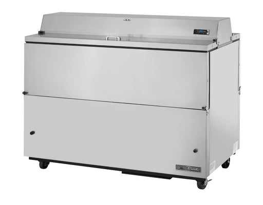 True TMC-58-S-DS-HC Milk Cooler, 58" Wide, 4 Doors, 16 Crate Capacity, 3 Floor Racks - TheChefStore.Com