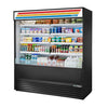 True TOAM-72-HC~TSL01 Open Refrigerated Display Merchandiser, 72" Wide, 8 Shelves - TheChefStore.Com