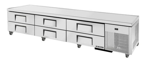 True TRCB-110 Refrigerated Chef Base, 110" Wide, 6 Drawer - TheChefStore.Com