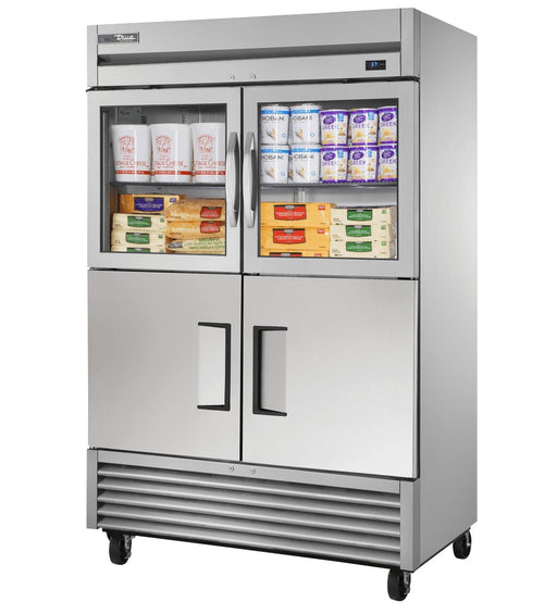 True TS-49-2-G-2-HC~FGD01 Reach-In Refrigerator, 54 1/8" Wide, 4 Doors, 6 Shelves, TS Series - TheChefStore.Com