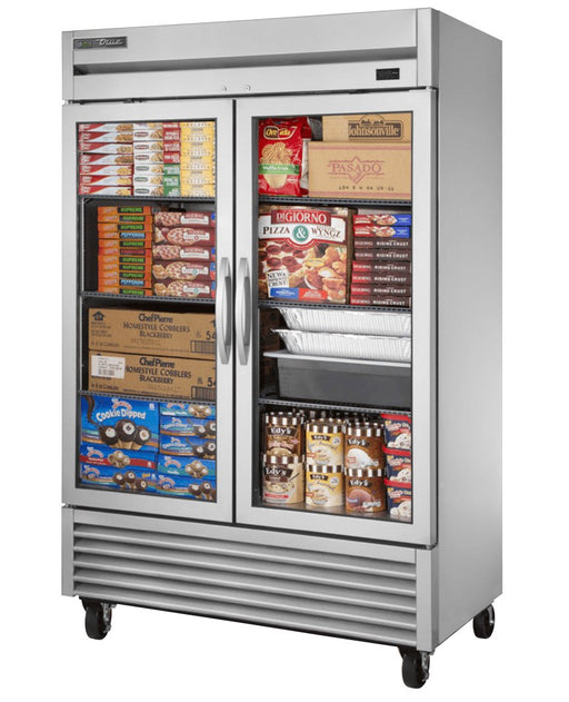 True TS-49FG-HC~FGD01 Reach-In Freezer, 54 1/8" Wide, 2 Doors, 6 Shelves, TS Series - TheChefStore.Com