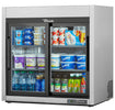 True TSD-09G-HC-LD Countertop Merchandiser Refrigerator, 36" Wide, 2 Doors, 3 Shelves, TSD Series - TheChefStore.Com