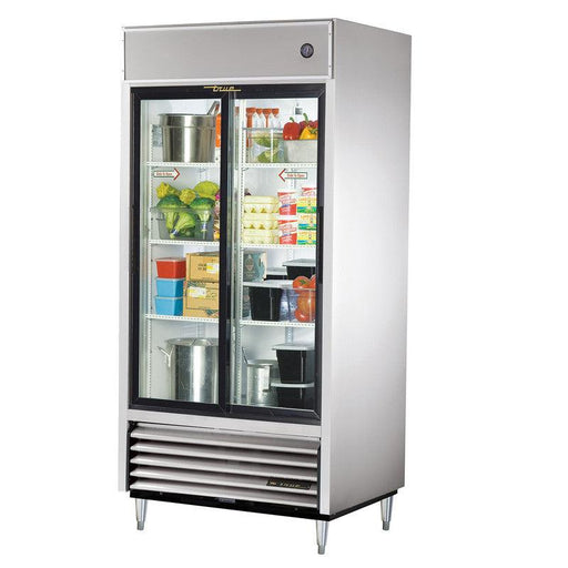 True TSD-33G-HC-LD Reach-In Refrigerator, 39 1/2" Wide, 2 Doors, 6 Shelves, TSD Series - TheChefStore.Com