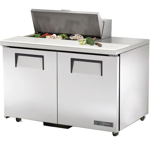 True TSSU-48-08-ADA-HC~SPEC3 Sandwich Prep Table, 483/8" Wide, 2 Doors, 4 Shelves, 8 Pans (Tops) - TheChefStore.Com