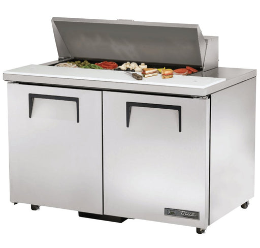 True TSSU-48-10-ADA-HC Sandwich Prep Table, 483/8" Wide, 2 Doors, 4 Shelves, 10 Pans (Tops) - TheChefStore.Com