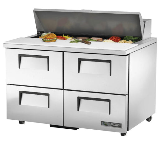 True TSSU-48-12D-4-HC~SPEC3 Sandwich Prep Table, 48 3/8" Wide, 12 Pans (Tops) - TheChefStore.Com