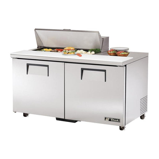 True TSSU-60-10-ADA-HC Sandwich Prep Table, 603/8" Wide, 2 Doors, 4 Shelves, 10 Pans (Tops) - TheChefStore.Com