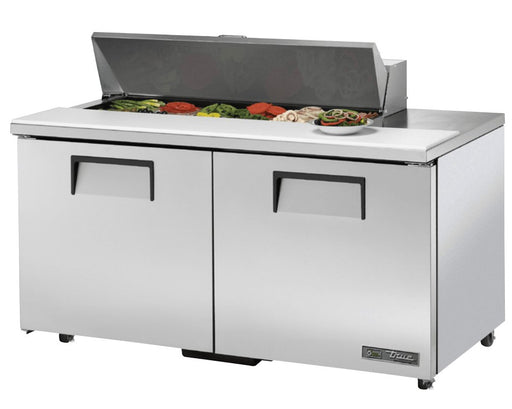 True TSSU-60-12-ADA-HC Sandwich Prep Table, 603/8" Wide, 2 Doors, 4 Shelves, 12 Pans (Tops) - TheChefStore.Com