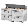 True TSSU-60-16D-4-ADA-HC Sandwich Prep Table, 60 3/8" Wide, 16 Pans (Tops) - TheChefStore.Com