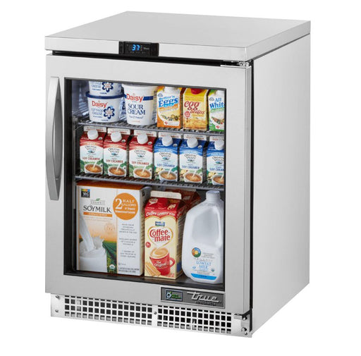 True TUC-24G-HC~FGD01 Undercounter Refrigerator, 24" Wide, 1 Door, 2 Shelves - TheChefStore.Com