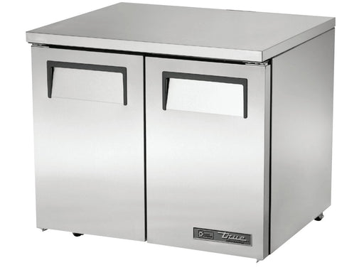 True TUC-36-LP-HC Undercounter Refrigerator, 36 3/8" Wide, 2 Doors, 4 Shelves - TheChefStore.Com