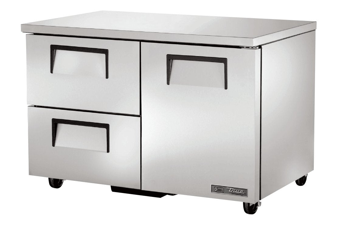 True TUC-48D-2-HC Undercounter Refrigerator, 48 3/8" Wide, 1 Door, 2 Shelves - TheChefStore.Com