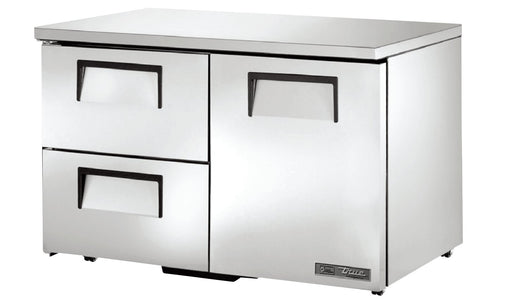 True TUC-48D-2-LP-HC Undercounter Refrigerator, 48 3/8" Wide, 1 Door, 2 Shelves - TheChefStore.Com