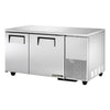 True TUC-60-32-HC Undercounter Refrigerator, 60 1/4" Wide, 2 Doors, 4 Shelves - TheChefStore.Com