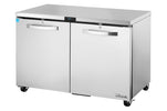 True TUC-60-32-HC Undercounter Refrigerator, 60 1/4" Wide, 2 Doors, 4 Shelves - TheChefStore.Com