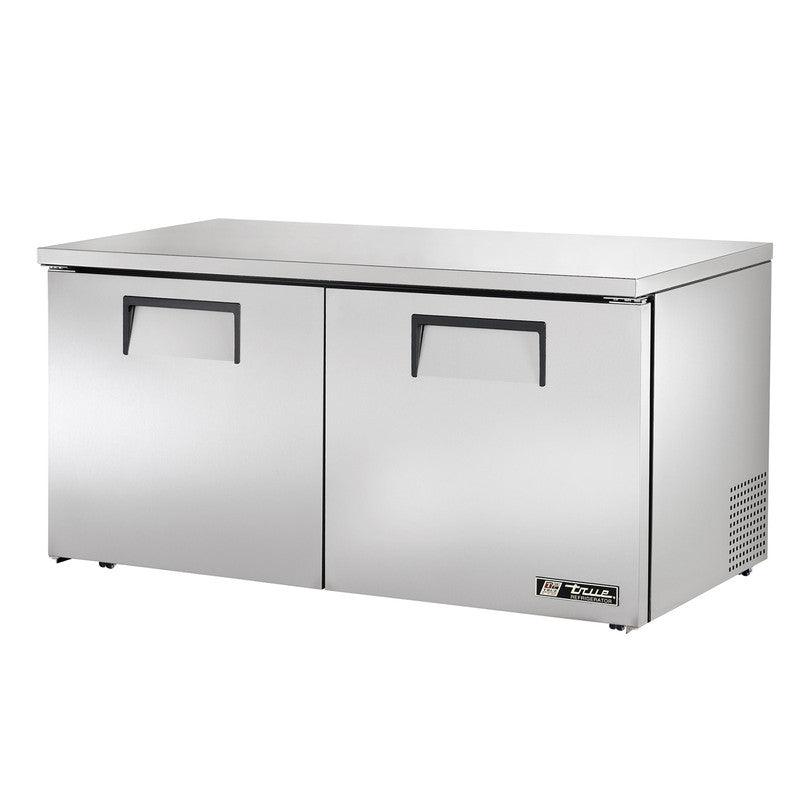 True TUC-60-LP-HC Undercounter Refrigerator, 60 3/8" Wide, 2 Doors, 4 Shelves - TheChefStore.Com