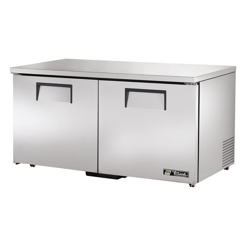 True TUC-60F-LP-HC Undercounter Freezer, 60 3/8" Wide, 2 Doors, 4 Shelves - TheChefStore.Com