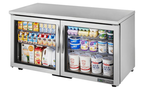 True TUC-60G-LP-HC~FGD01 Undercounter Refrigerator, 60 3/8" Wide, 2 Doors, 4 Shelves - TheChefStore.Com