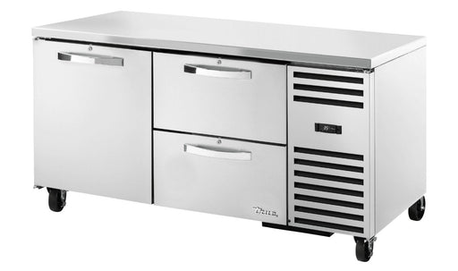 True TUC-67D-2-HC~SPEC3 Undercounter Refrigerator, 67 3/8" Wide, 1 Door, 2 Shelves, Spec Series - TheChefStore.Com